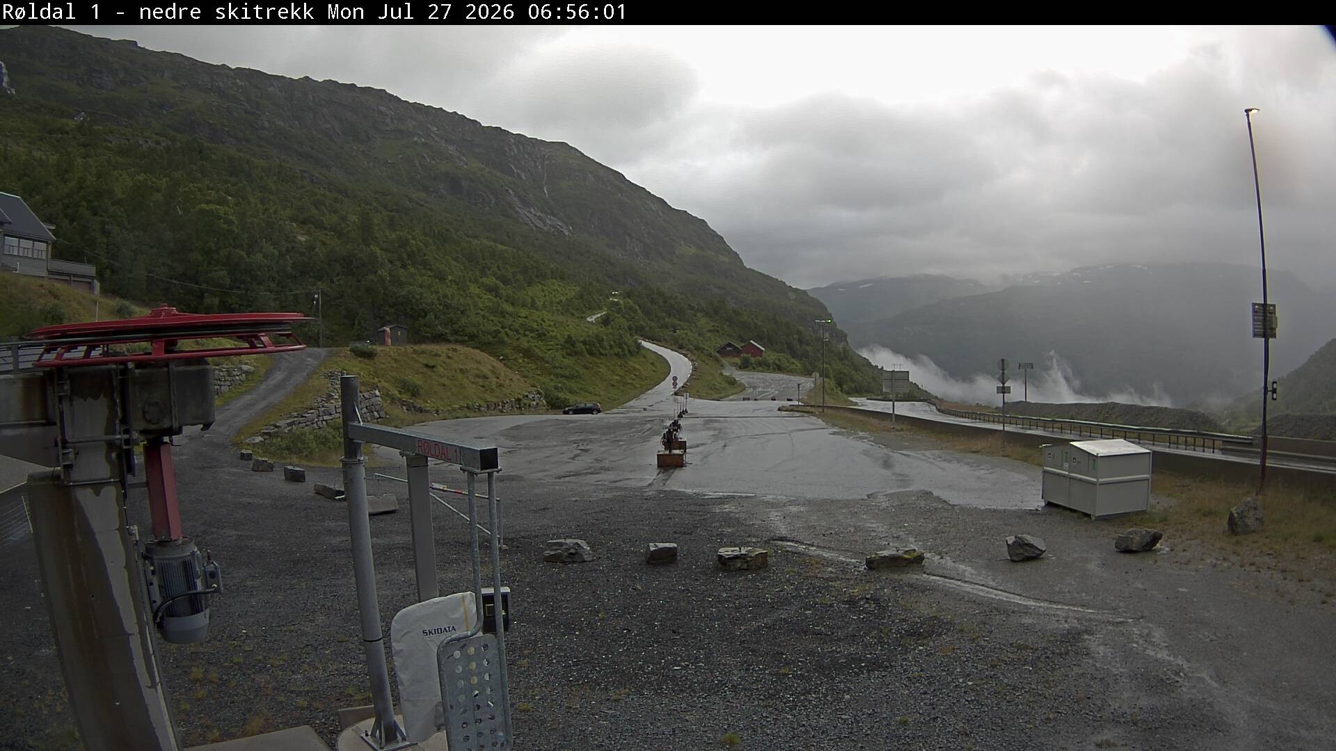 Webcam Røldal skisenter, Odda, Hordaland, Norwegen