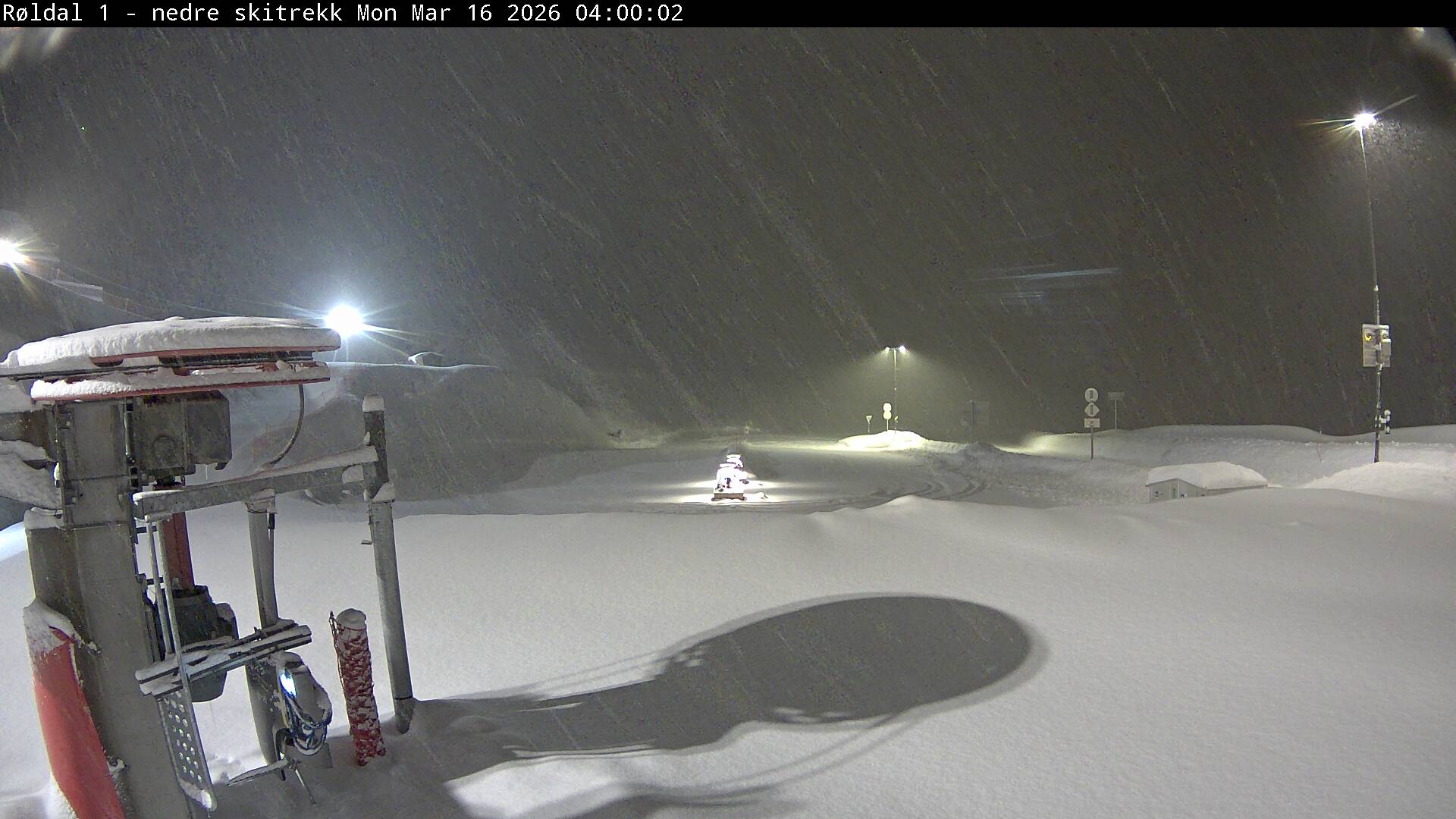 Webcam Røldal skisenter, Odda, Hordaland, Norwegen