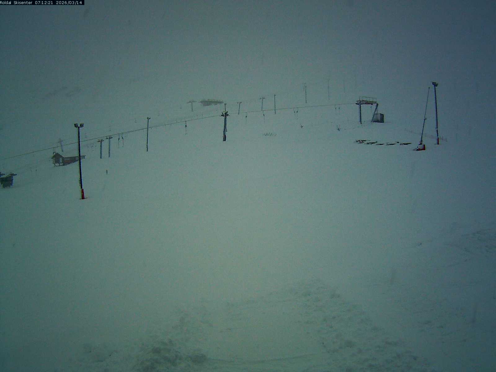 Webcam Røldal skisenter, Odda, Hordaland, Norwegen
