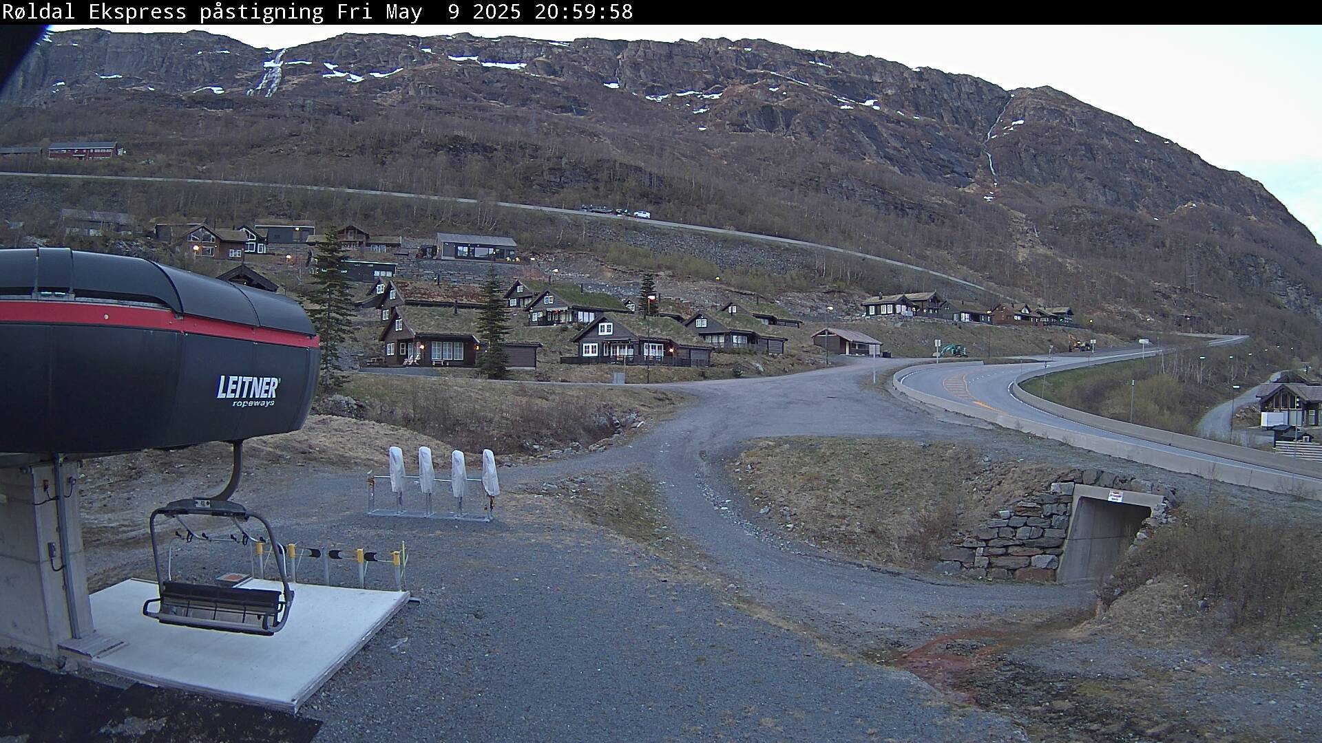 Webcam Røldal skisenter, Odda, Hordaland, Norwegen