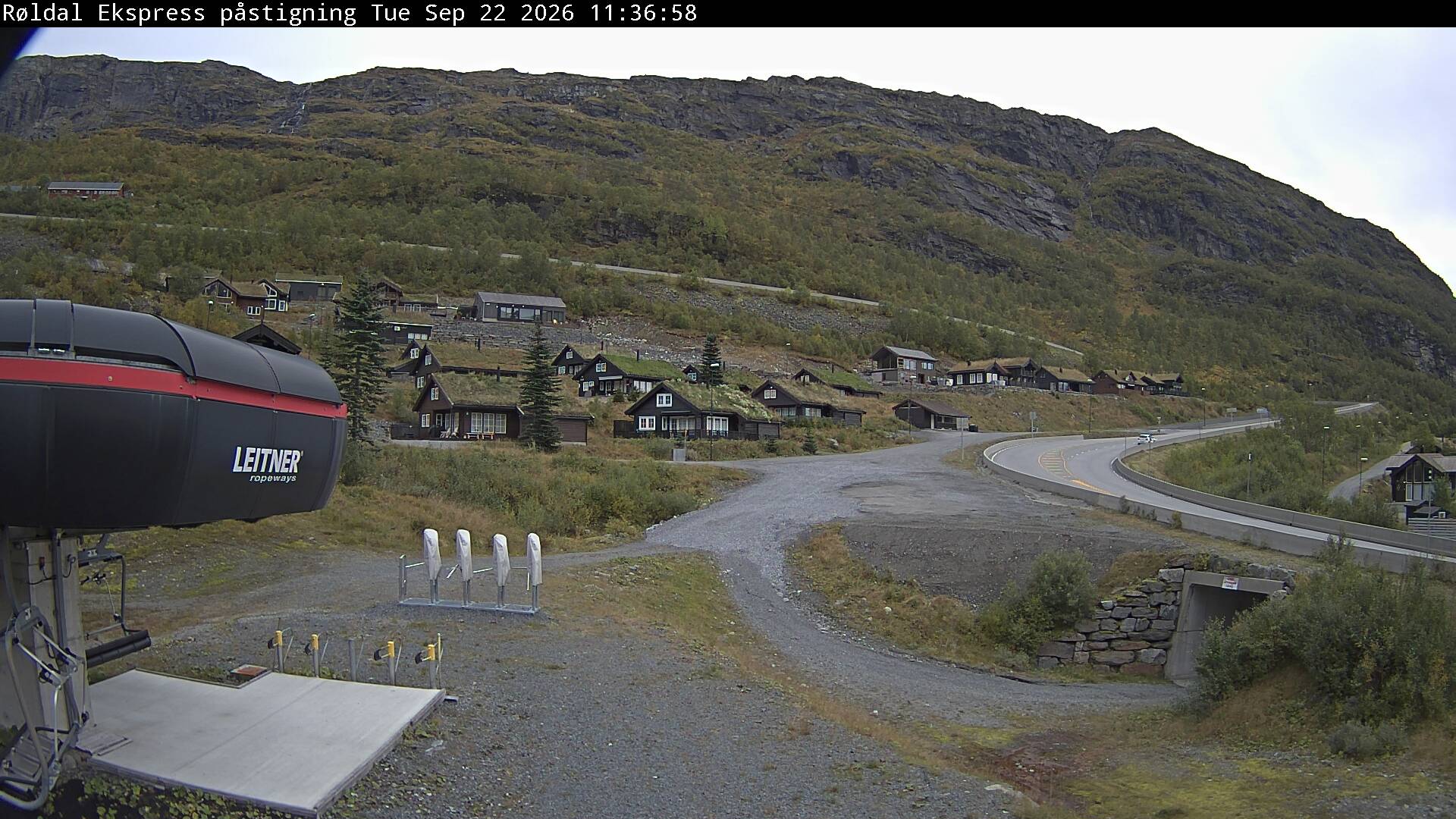 Webcam Røldal skisenter, Odda, Hordaland, Norwegen