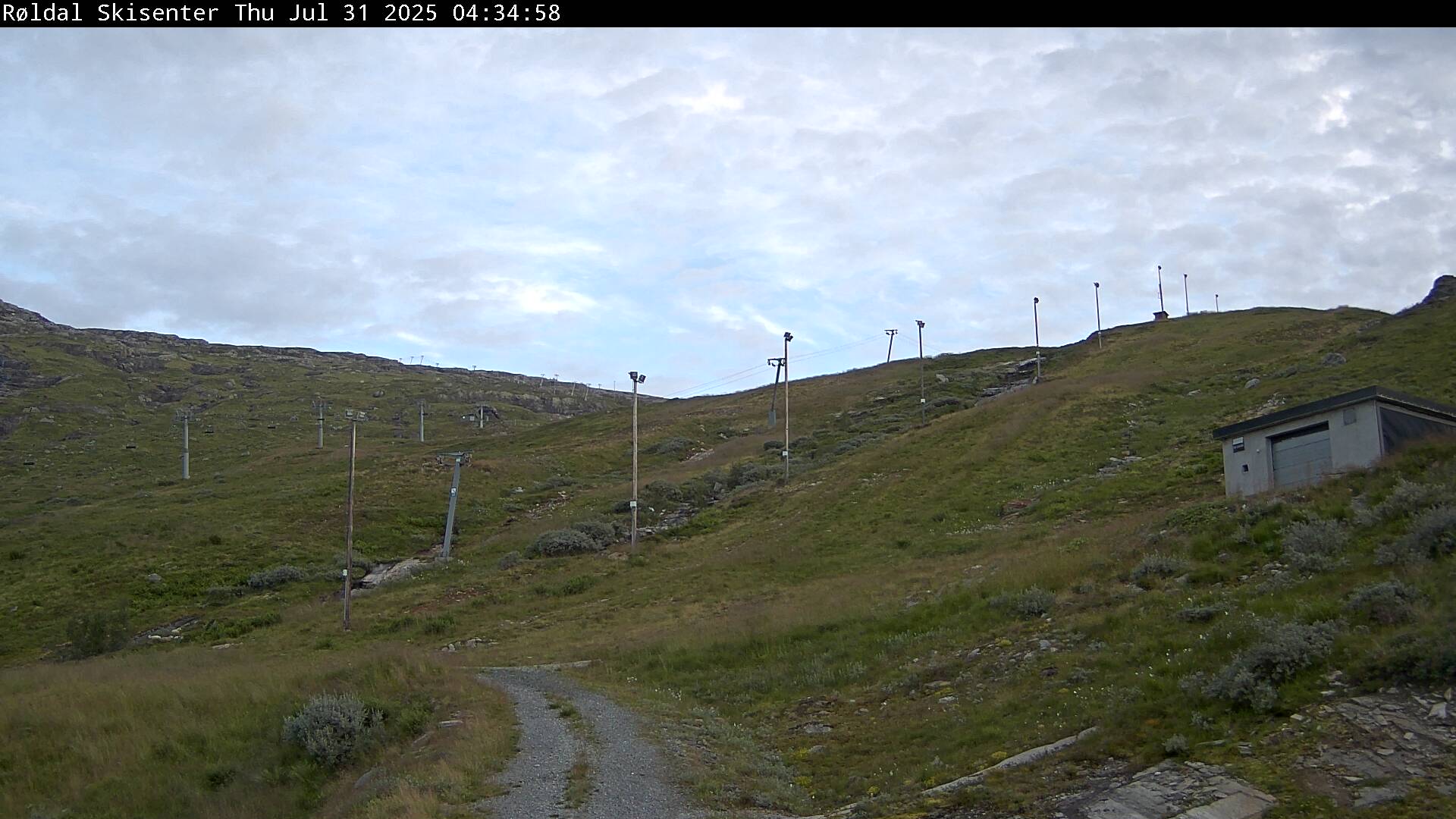 Webcam Røldal skisenter, Odda, Hordaland, Norwegen